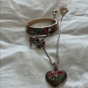 Brighton 3 piece: Necklace, Bracelet and Earrings